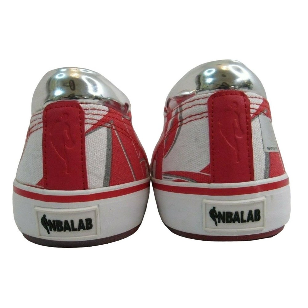 NBA Lab Houston Rockets Slip On Canvas Shoes Sneakers Men's Size 11 - Picture 8 of 9